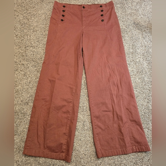 St. John's Bay Wide Leg Sailor Trousers, Size 18T - Picture 1 of 5